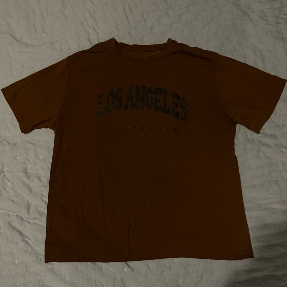 Brandy Melville Brown Short Sleeve Tee
